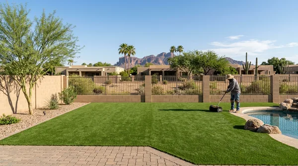 Team Mesa Turf Installation in Mesa