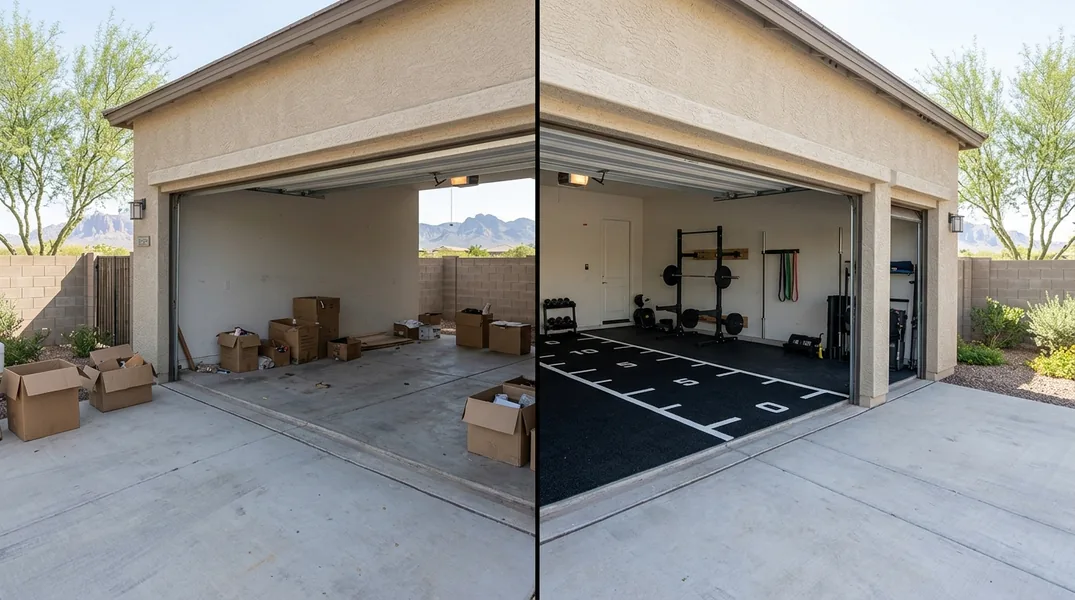 Result artificial grass installation in Mesa - Mesa Turf Installation