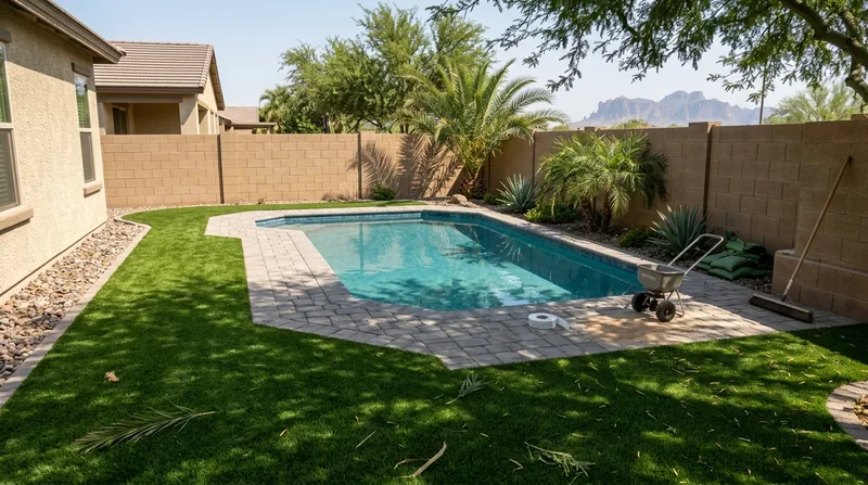 Pool Surround Turf Mesa