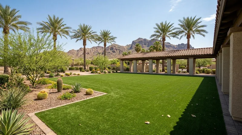 Commercial Artificial Grass Installation Mesa